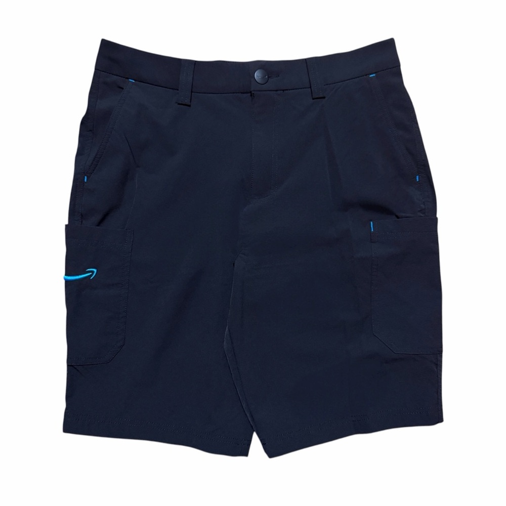 Mens Amazon Luly Yang Seattle Work Wear Stretch Black Shorts Size M